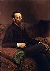 Portrait of the Composer Nikolay Rymsky-Korsakov by Il'ya Repin